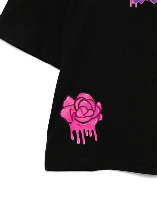 T-shirt bambina Sprayground nera a manica corta Sprayground kids | SPY1451BLKX
